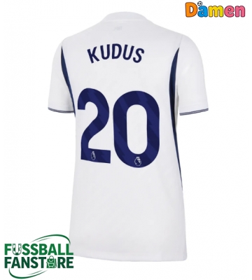 Tottenham Hotspur Mohammed Kudus #20 Replik Heimtrikot Damen 2026-27 Kurzarm